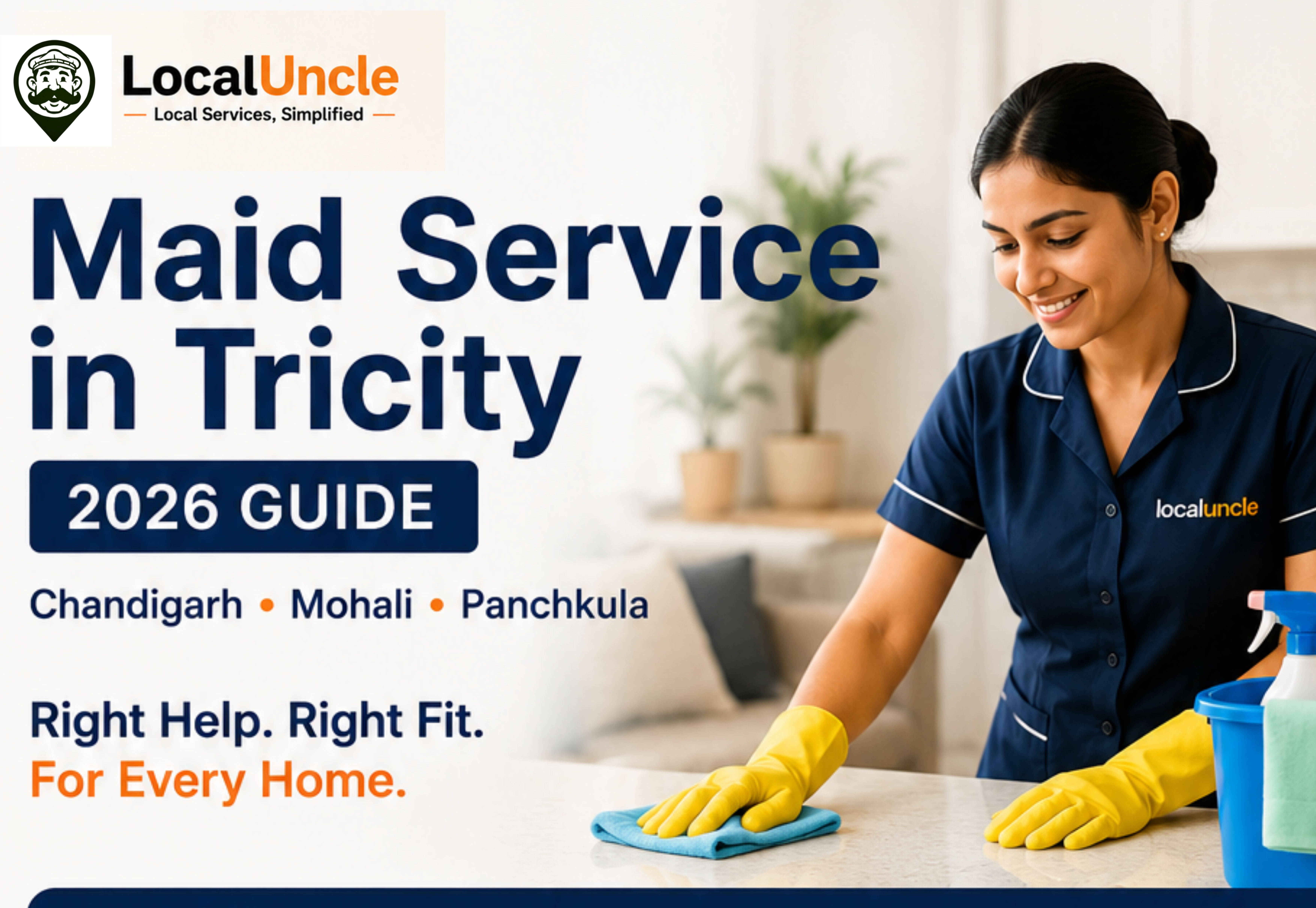 Full-Time vs Part-Time Maid Chandigarh Tricity: Cost Comparison 2026